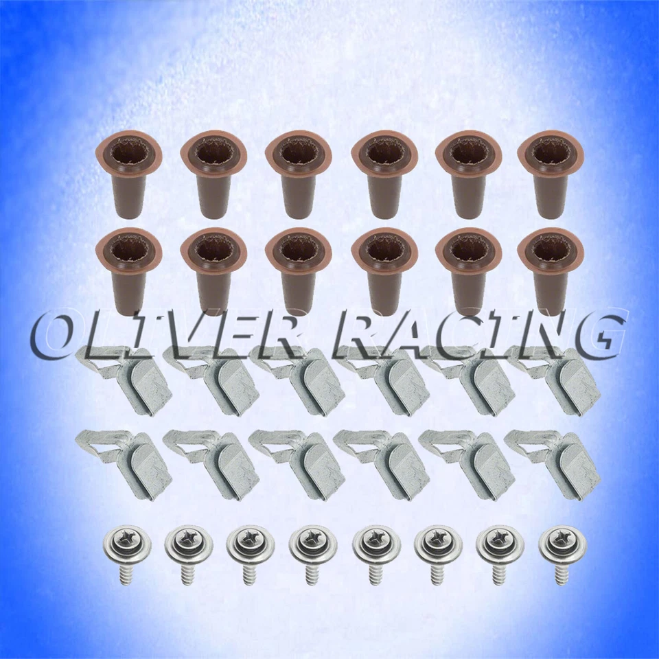 Juego de tornillos clip clip revestimiento de puerta Chevrolet Camaro Pontiac Firebird 67 68 69 Foto 1 de 1