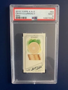 Criptomoneda Allen & Ginter 2018 Topps #83 Mini PSA 9 - Imagen 1 de 1