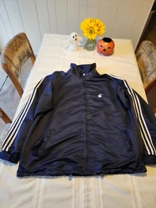 Vintage Rocawear Hip Hop Y2K Track Jacket Zipper Front Pockets Navy Blue XL - Picture 1 of 12