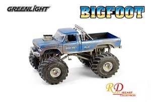 1974 FORD F-250 "DIRTY BIGFOOT MONSTER TRUCK 66" TIRES 1:18 SCALE BY GREENLIGHT - Picture 1 of 6