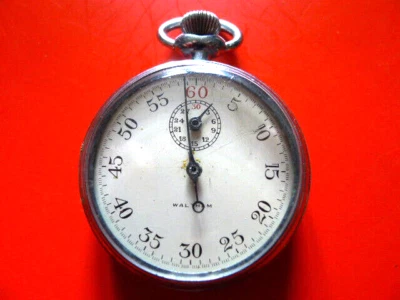 Reloj Bolsillo Waltham Militar 1/5th Stop Tempmer.....9 Joyas.. GC Foto 1 de 4