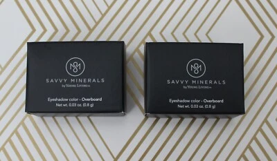 Savvy Minerals By Young Living Eyeshadow Overboard 0.03oz Set of 2 New~Sealed - Image 1 of 4
