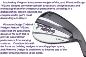 Forged Phantom Tri Grind wedge set/heads 50Approach+55 Sand SW Non Conforming - Picture 1 of 7