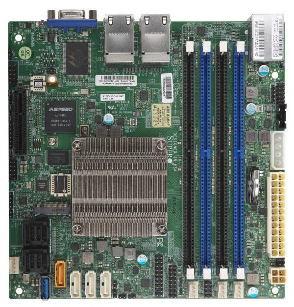 Placa-mãe Supermicro A2SDi-8C-HLN4F Mini-ITX - Imagem 1 de 1