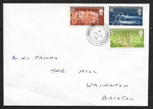 GB: 1970 - The Commonwealth Games First Day Cover. Wrington, Bristol Cancel - Picture 1 of 2