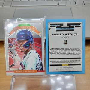 2020 Donruss Optic Ronald Acuna Jr. Diamond Kings card #8