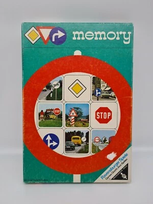 Verkehrszeichen Memory - Ravensburger 1971 Vintage Spiel Gesellschaftsspiel  - Bild 1 von 4