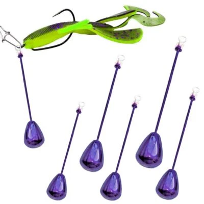 Jig Tokio Rig Bleie 3-15g Life-ORANGE Punch Shot Violett Raubfische Hecht Zander - Bild 1 von 4