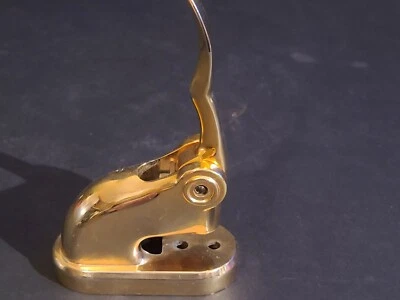 Desk corporate & notary seal embosser/punch brass finish 1 5/8 die (NO SEAL) - Photo 1/4