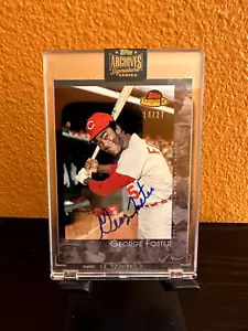 2022 Topps Archives Signature Series edición retirada George Foster automático #'d/27 - Imagen 1 de 2