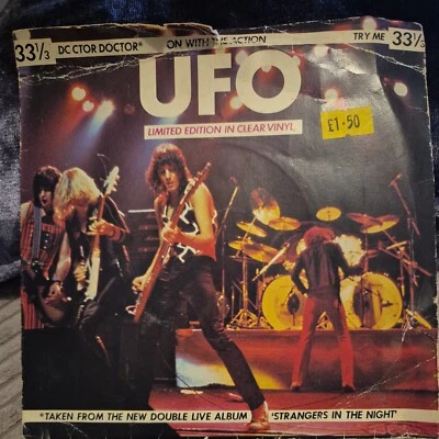 UFO- DOCTOR,DOCTOR  UK 1978 +PIC (Clear Vinyl)   - Image 1 of 4