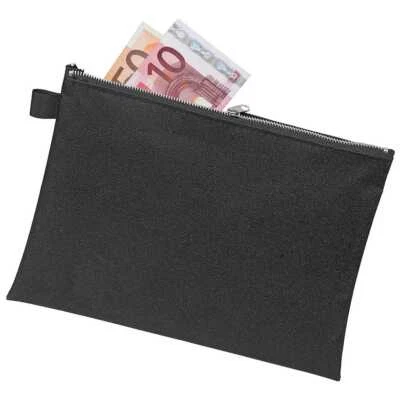 VELOFLEX Banktasche 2725 A5 schwarz aus reißfestem Nylongewebe mit Reißverschluß
