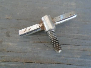 VINTAGE SLINGERLAND/CAMCO WING SCREW 1/4"-20 x 3/4" STAND HEIGHT ADJUSTMENT-VG! - Picture 1 of 2
