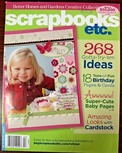 Scrapbooks etc. Magazine - April 2008 - Vintage & NLA - Scrapbooking - Picture 1 of 1