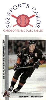 2000-01 Be a Player Memorabilia #235 Jeremy Roenick - Image 1 of 2