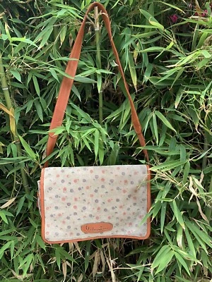 Genuine vintage VALENTINO suede floral shoulder bag purse  - Image 1 of 4