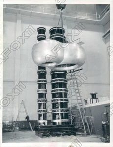 1940 Washington DC weltweit größtes Röntgengerät Bureau of Standards Pressefoto - Bild 1 von 2