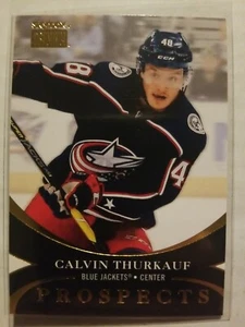 2020-21 Skybox Metal Universe Premier Prospects #PP-42 Calvin Thurkauf Columbus - Picture 1 of 2