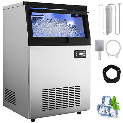 90-150LBS/24H Commercial Ice Maker Built-in Freestand Ice Cube Machine Automatic • 285.80$
