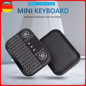 Mini Kabellos Tastatur Touchpad Wireless Keyboard 2,4Ghz Bluetooth-kompatibel - Bild 1 von 9