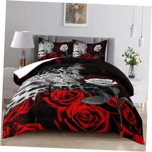 Leopard Print Comforter Set,Cheetah Print Comforter Queen Cheetah Print 18 - Picture 1 of 7