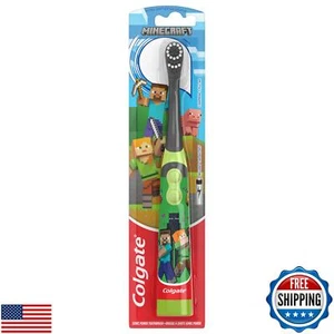 Colgate Kids Battery Powered Minecraft Toothbrush, Extra Soft Kids Battery To - Picture 1 of 5