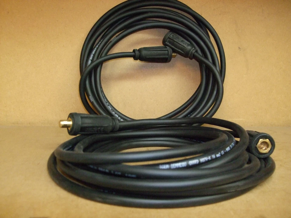 Prolunghe manuali per saldatura ad arco in metallo x set 3 metri c/w 10-25 raccordi dinse - Immagine 1 di 1