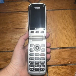 Gently Used Working Pantech Breeze At&T Flip Phone With Accessories - Picture 1 of 7