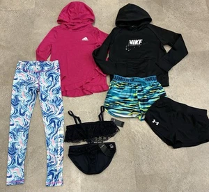 Girls sz 7/8 UNDER ARMOUR/NIKE/ADIDAS/ABERCROMBIE Summer Clothes…1 NWT - Picture 1 of 7