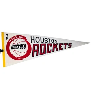 Vintage 70er Houston Rockets Filz NBA Basketball Wimpel 12x30" Man Cave Sports Bar - Bild 1 von 4