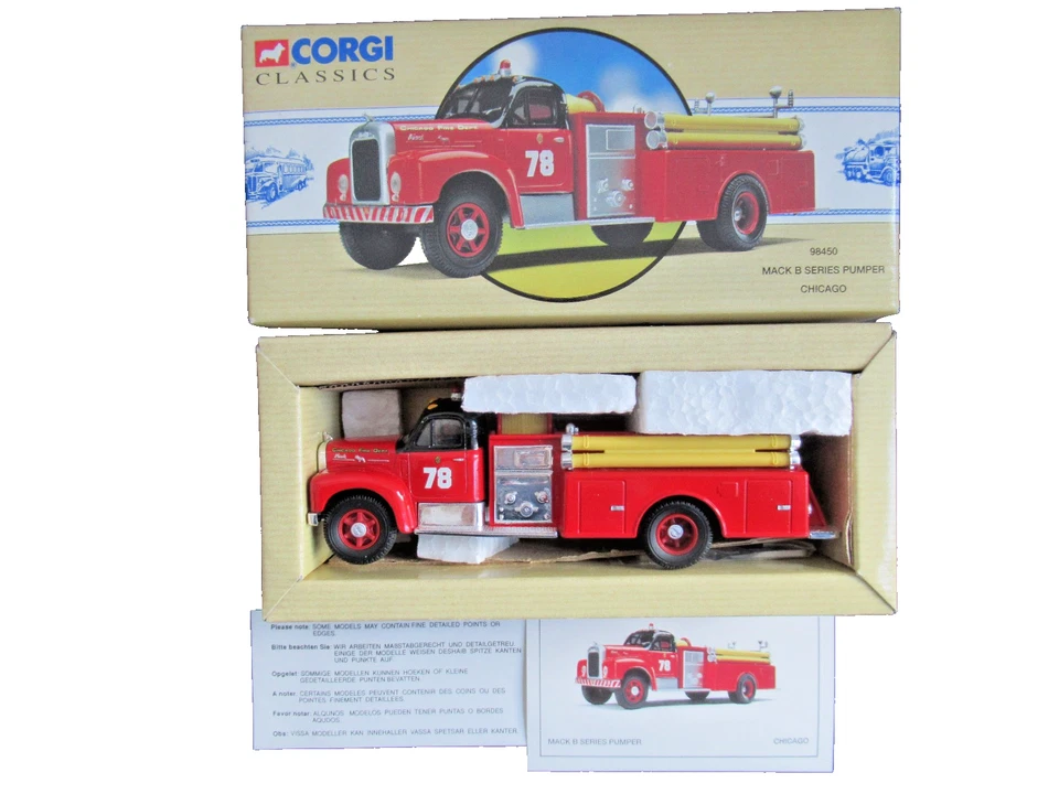 CORGI 1:50 MACK B SERIES PUMPER CHICAGO Art Nr 98450 - Bild 1 von 1