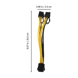 10 PCS Splitter Power Cord Express Power Cord Graphics Splitter Cable - Afbeelding 1 van 12