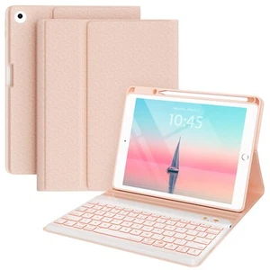 Keyboard case for iPad 9.7 Inch Air 2, iPad 5th/iPad 6th Generation (2017/201... - Picture 1 of 8