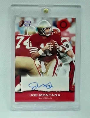 Joe Montana 2022 Leaf Pro Set - AUTO - San Francisco 49ers - Image 1 of 2