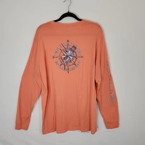 2015 Vinyard Vines Langarm Marlin T-Shirt Herren Größe XL Creamcicle Farbe - Bild 1 von 9