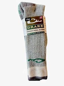 Drake 70% Merino Wool Blend Socks - Made In USA ๐บ๐ธ - Picture 1 of 3