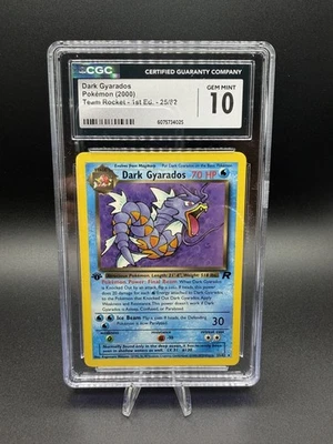 CGC 10 Gem Mint - Dark Gyarados - First Edition - Non Holo - 25/82 - Image 1 of 3