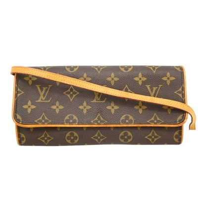LOUIS VUITTON POCHETTE TWIN GM CROSSBODY BAG MONOGRAM M51852 AS0051 XX36515 - Image 1 of 4