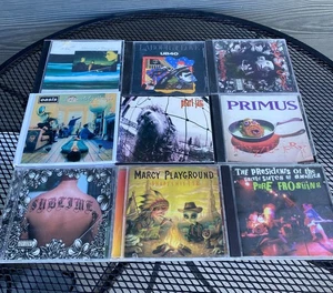 Vtg 80s 90s CD LOT 9 Rock Music OG Sublime Primus Pearl Jam Marcy Oasis Deluxe - Bild 1 von 15