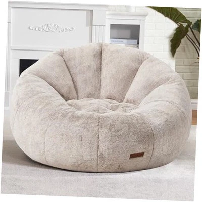 Bean Bag Chairs Large Bean Bag Couch for Adults Stuffed Sofa Chair Comfy Giant  - Image 1 of 4