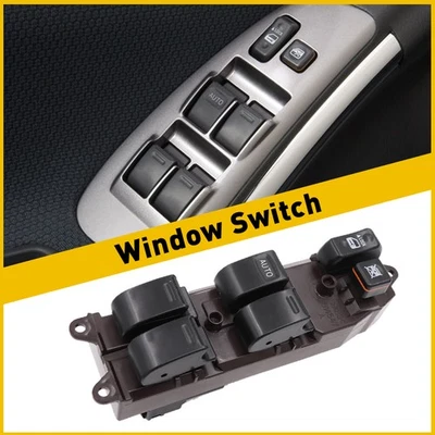 Nuevo interruptor maestro de ventana eléctrica para 02-09 Toyota Camry Sienna 84820AA070 Foto 1 de 4