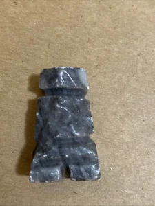 Replacement (1) Grey Rook Piece Mexican Aztec Mayan Hand Carved Stone Marble - Picture 1 of 4