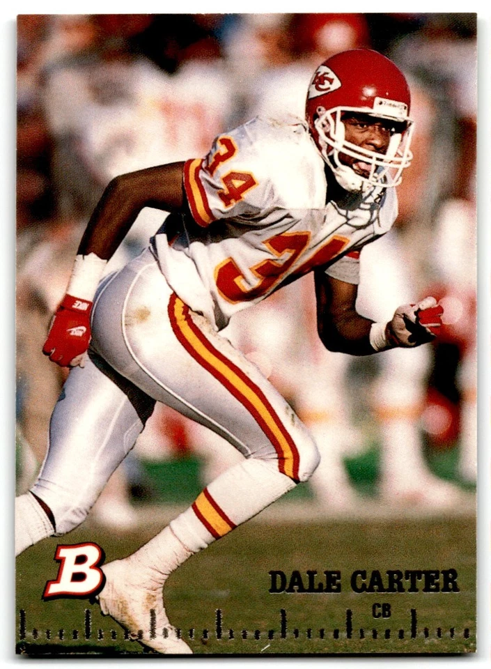 1994 Bowman Dale Carter Kansas City Chiefs #251 - Image 1 of 2