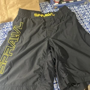 Sprawl Shorts Herren 40 schwarz MMA Kampfsport - LESEN - Bild 1 von 8