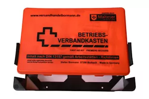 2X Betriebsverbandkasten Orange DIN 13157 Verbandkasten 1.Hilfe incl. Wandhalter - Bild 1 von 2