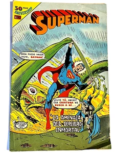 Superman & Batman comic 1980 Spanish Novaro 30th anniversary Mexico - Picture 1 of 7