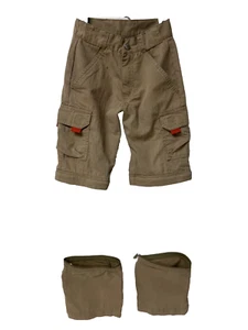Shorts Detachable Cargo Pants to Shorts Boys sz 4 Levi's Khaki - Picture 1 of 11