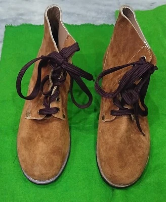 WW2 US MARINE CORPS N-1 NUBUCK LEATHER FIELD SHOES  - Image 1 of 4