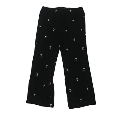 Брюки женские J. McLaughlin черные бархатные мартини с вышивкой размер M - Изображение 1 из 4