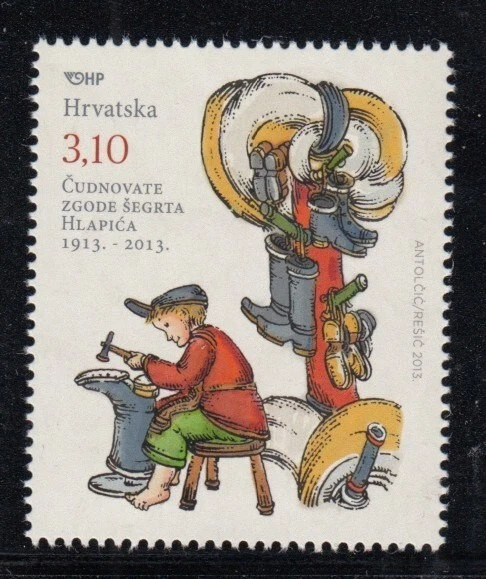 CROATIA Lapitch, the Little Shoemaker MNH stamp - Image 1 of 1